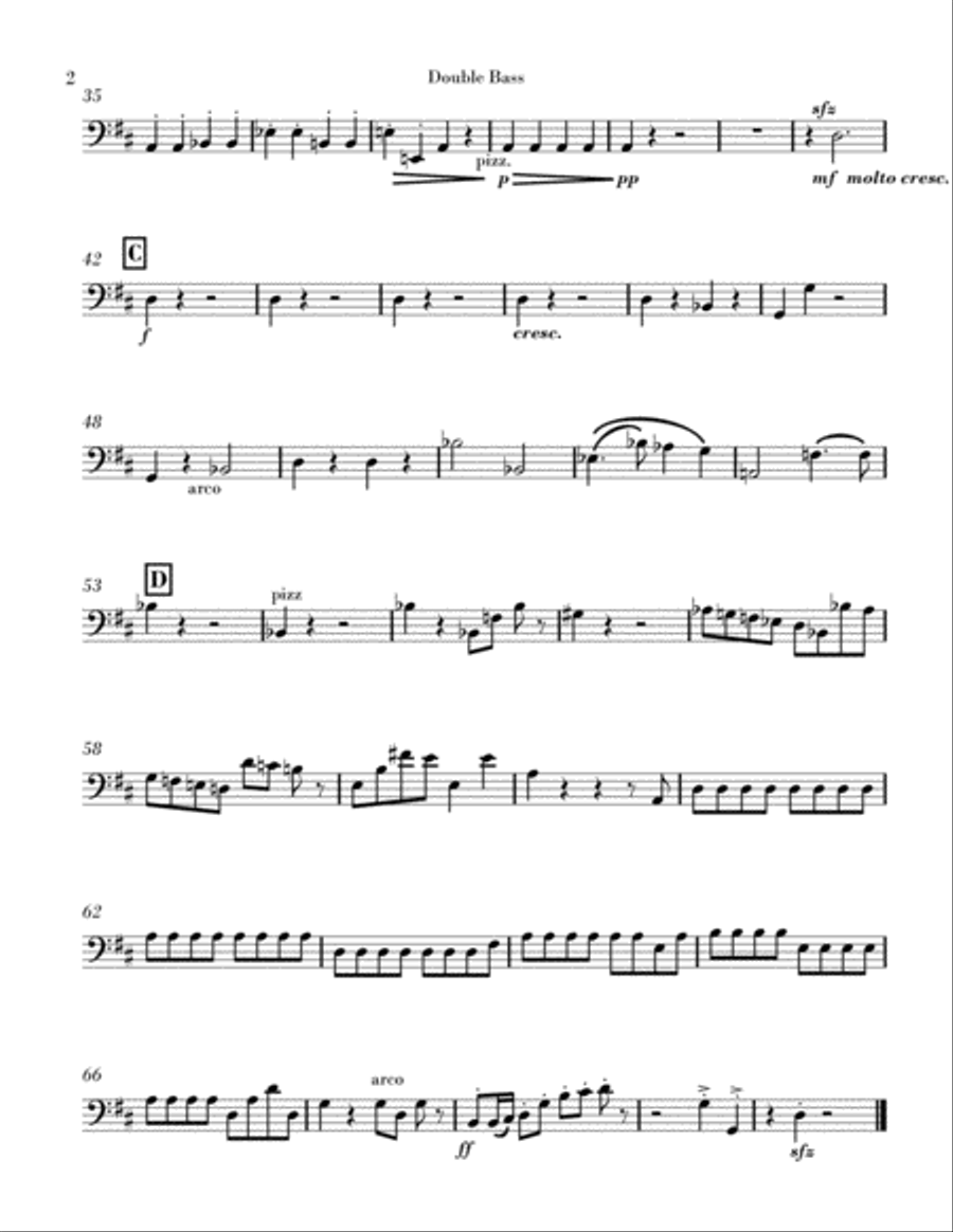 Divertimento For Strings: I. Allegro - Parts String Orchestra scores gallery preview page 2