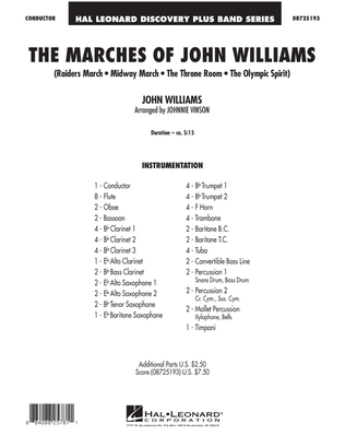Book cover for The Marches of John Williams - Full Score