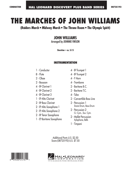 The Marches of John Williams - Full Score