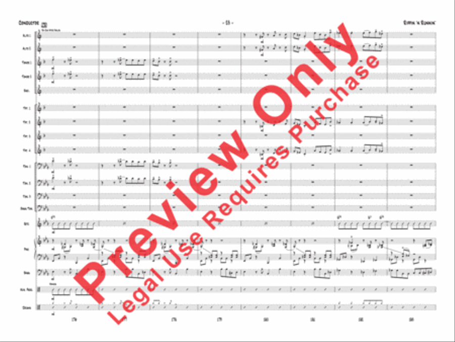 Rippin' 'n Runnin' Jazz Ensemble scores gallery preview page 24