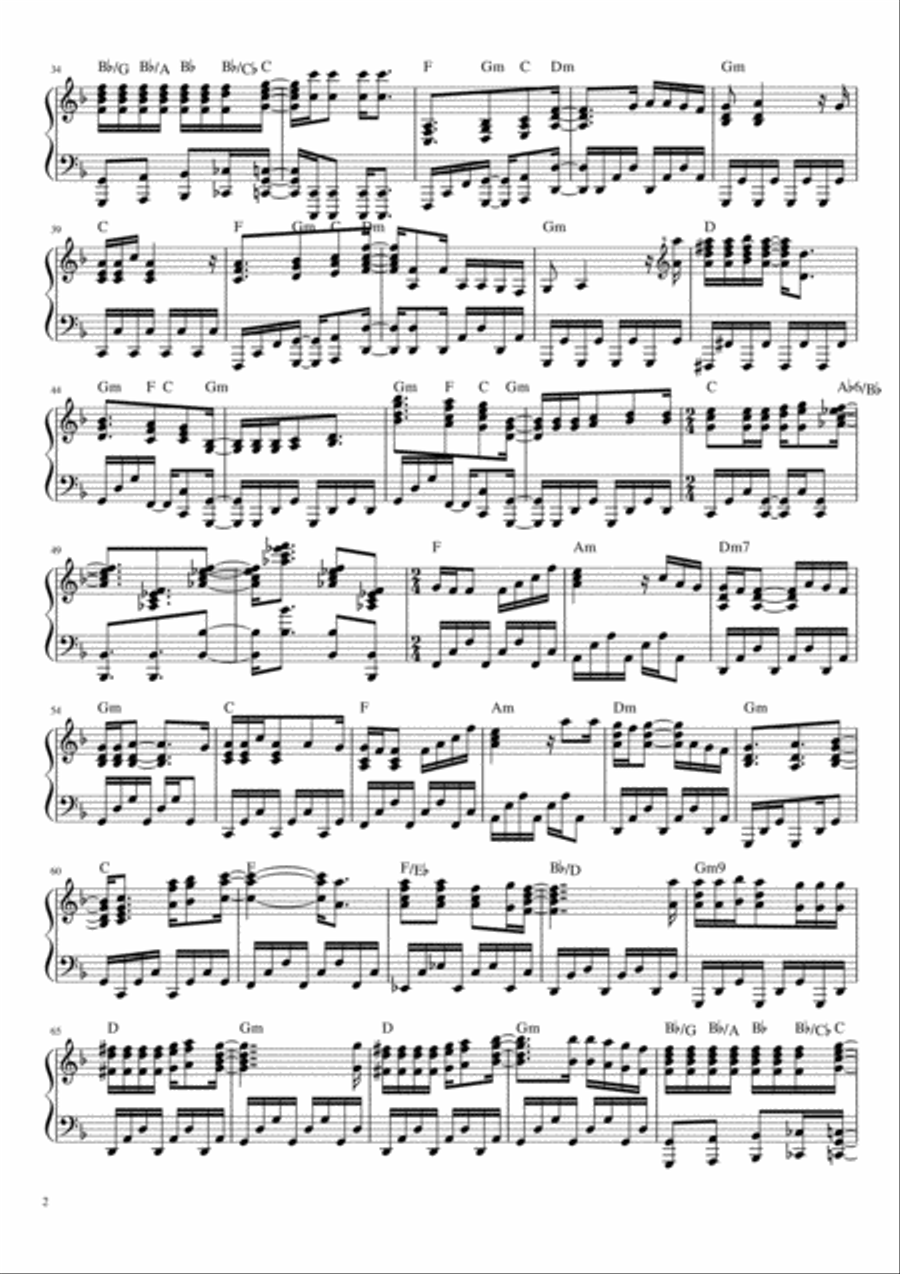 Don't Stop Me Now Piano Solo scores gallery preview page 2