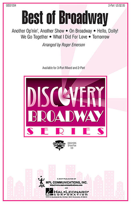 Book cover for Best of Broadway (Medley)