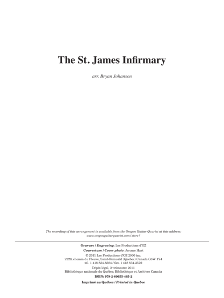 The St. James Infirmary