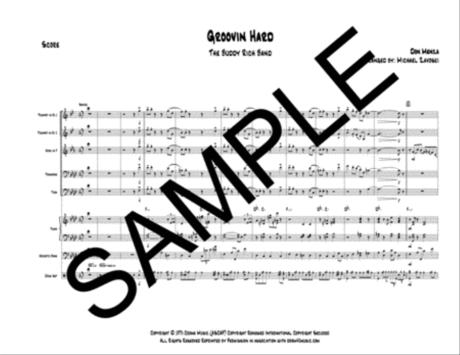 Groovin' Hard Brass Ensemble scores gallery preview page 1
