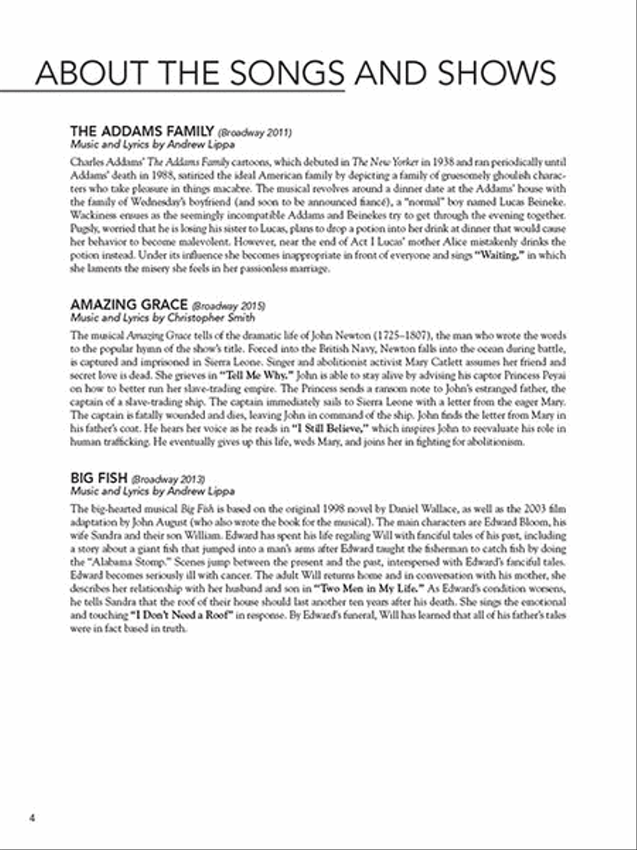 Contemporary Theatre Songs - Soprano Voice scores gallery preview page 3