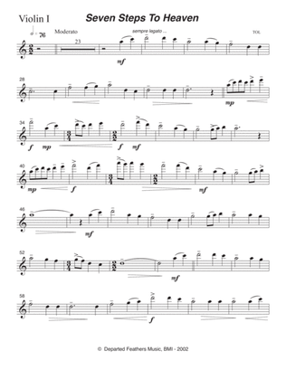 Book cover for Seven Steps To Heaven (2002) Violin 1 part