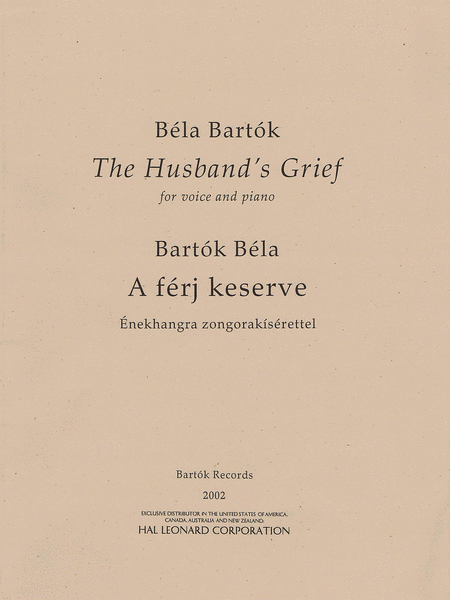 Béla Bartók : The Husband