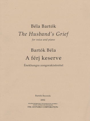 The Husband's Grief (A ferj keserve)