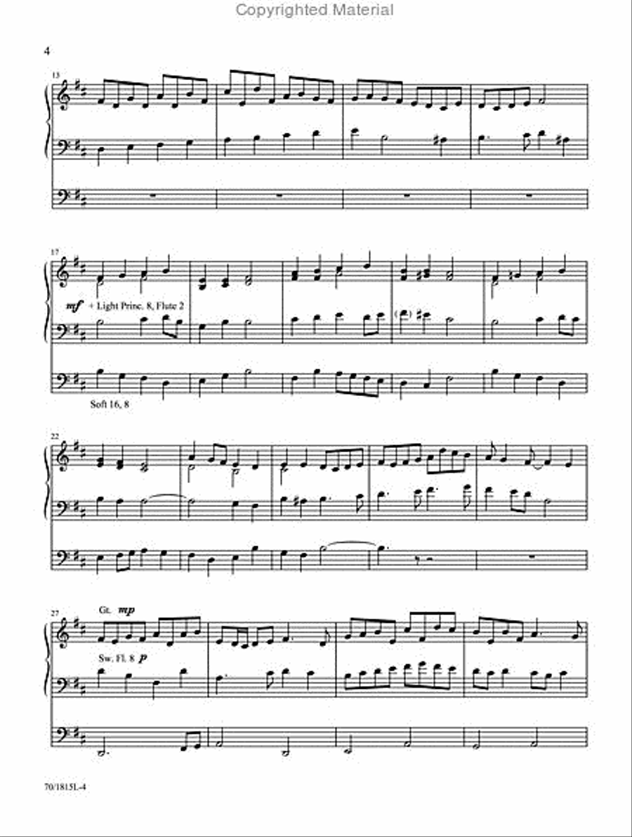 Penitent Prayers for Organ Organ Solo scores gallery preview page 3