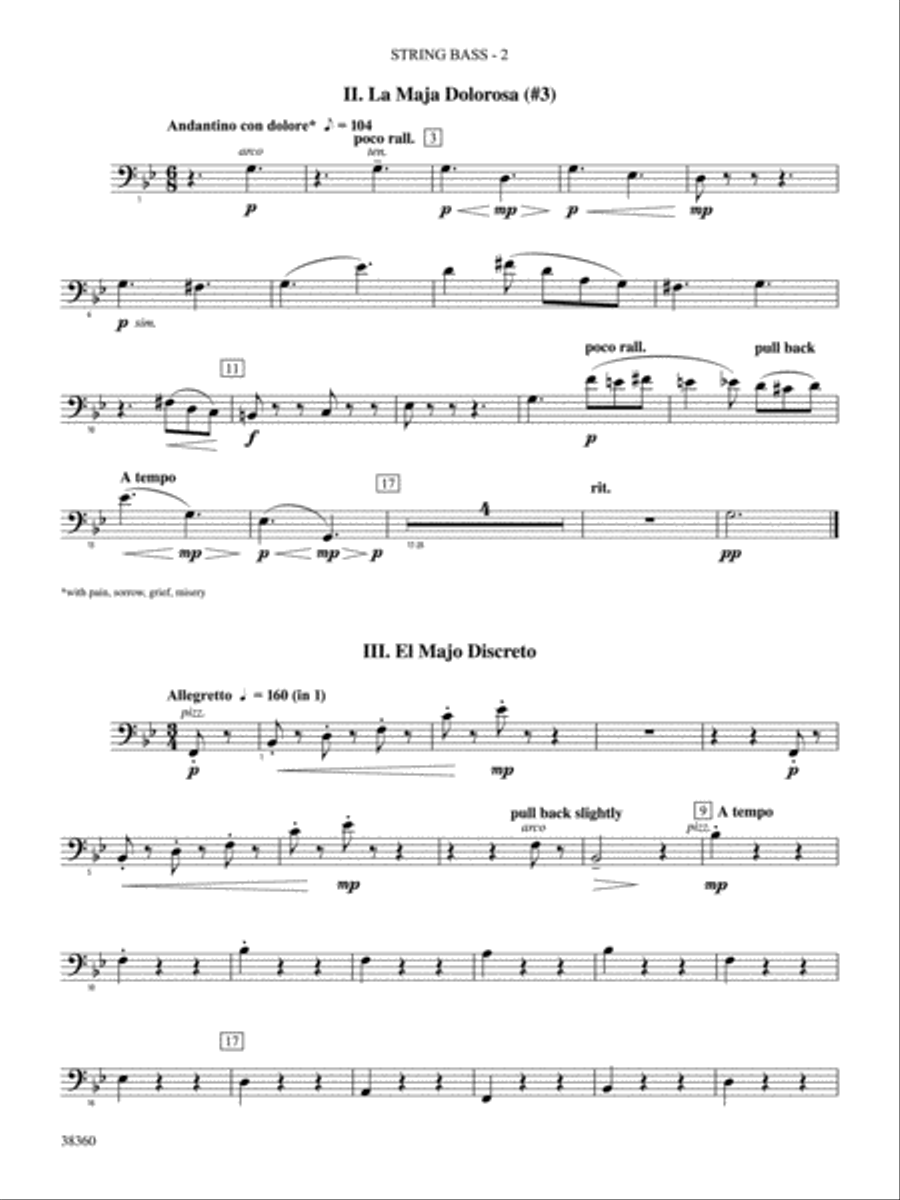 Tonadillas Suite: String Bass Concert Band scores gallery preview page 2