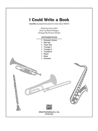 Book cover for I Could Write a Book