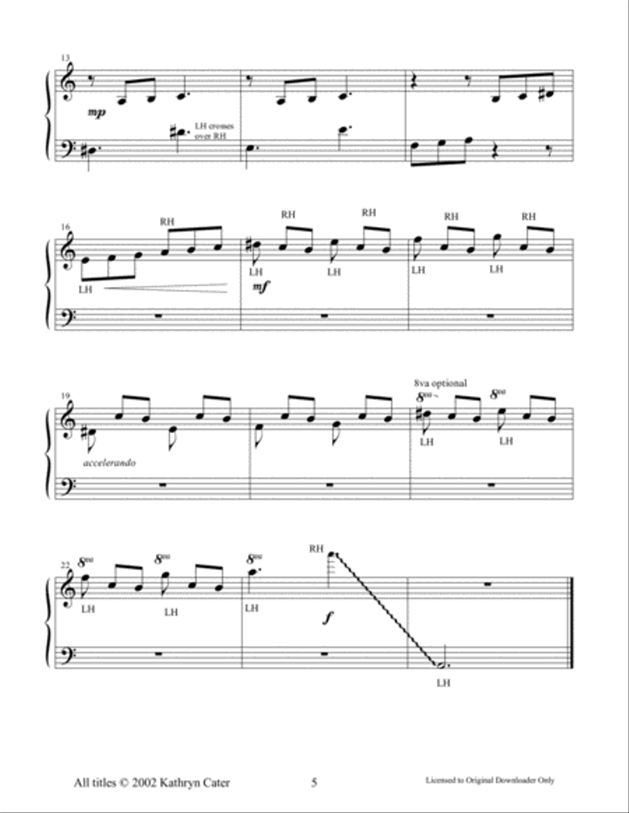 Harping Cats and Dogs Harp scores gallery preview page 5