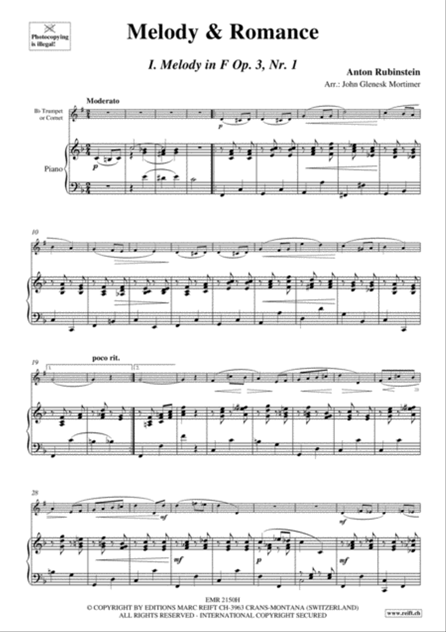 Melody & Romance Cornet scores gallery preview page 4