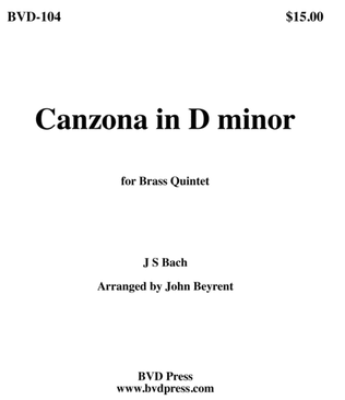 Canzona in d minor