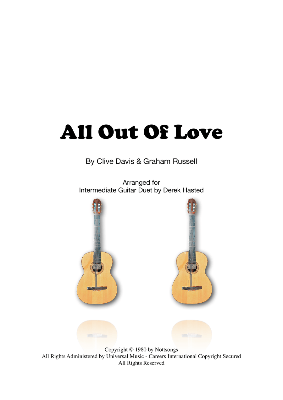 All Out Of Love Acoustic Guitar scores gallery preview page 1