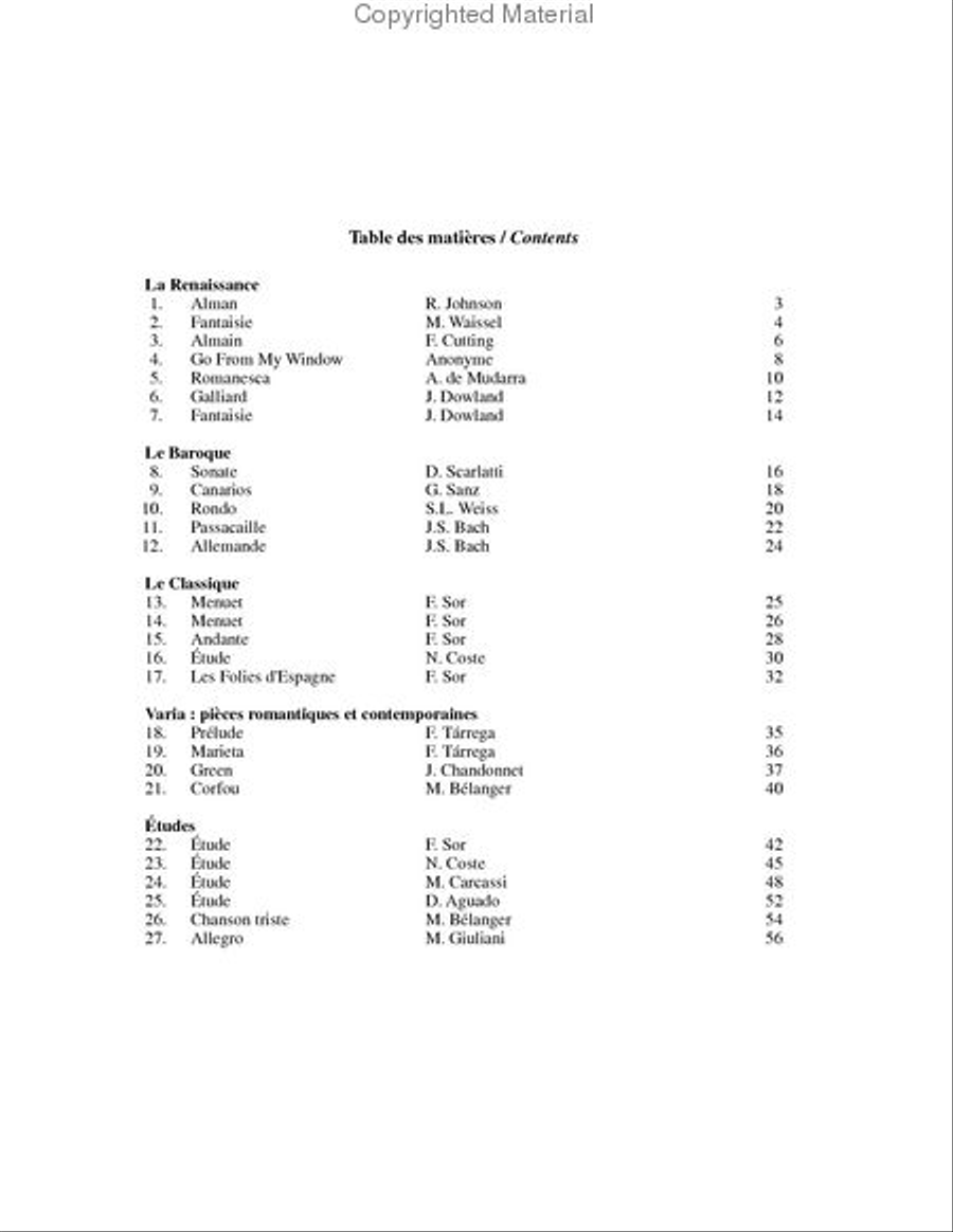 Répertoire progressif pour la guitare, vol. 6 Classical Guitar scores gallery preview page 2