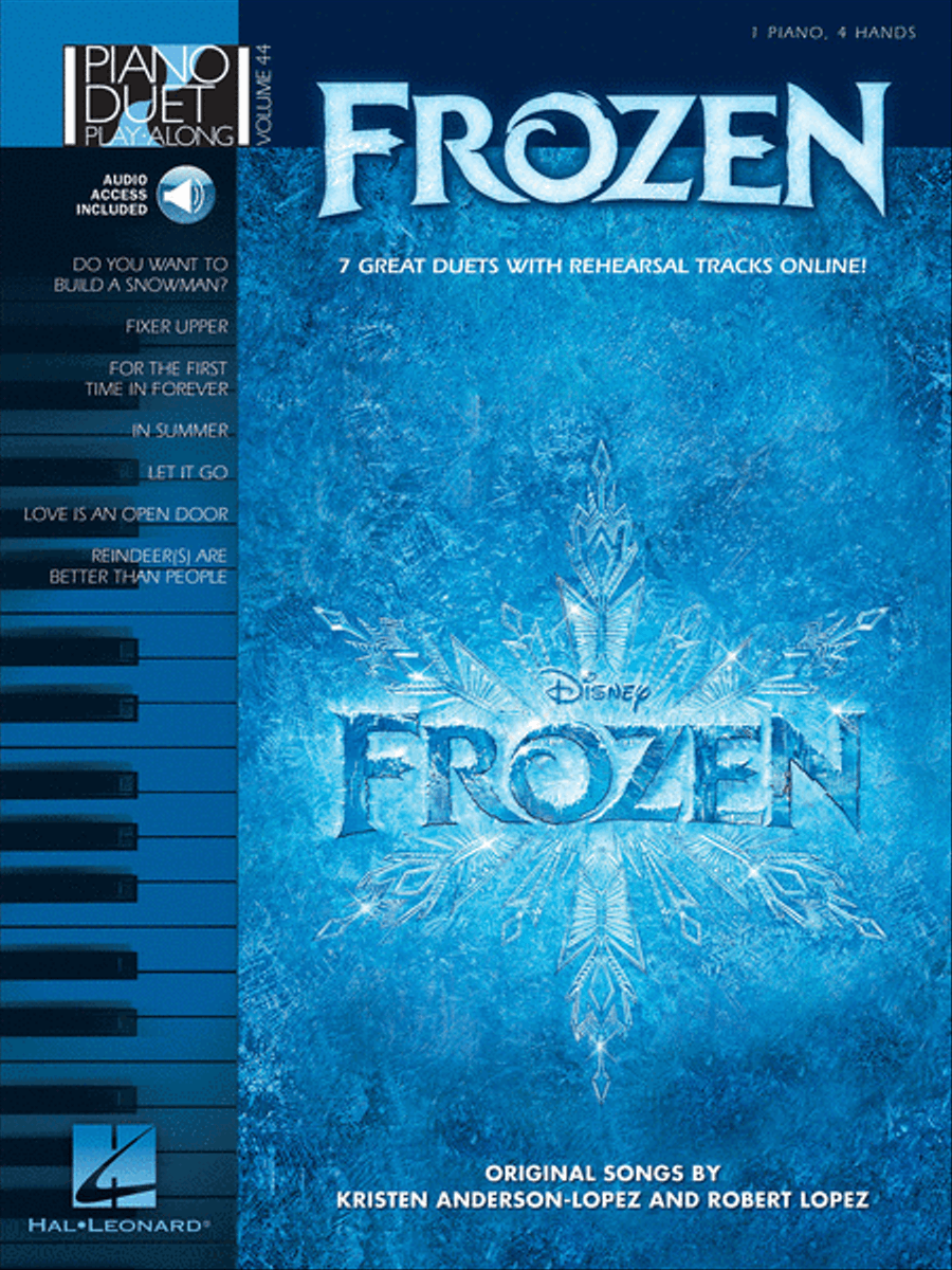 Frozen 1 Piano, 4-Hands scores gallery preview page 1
