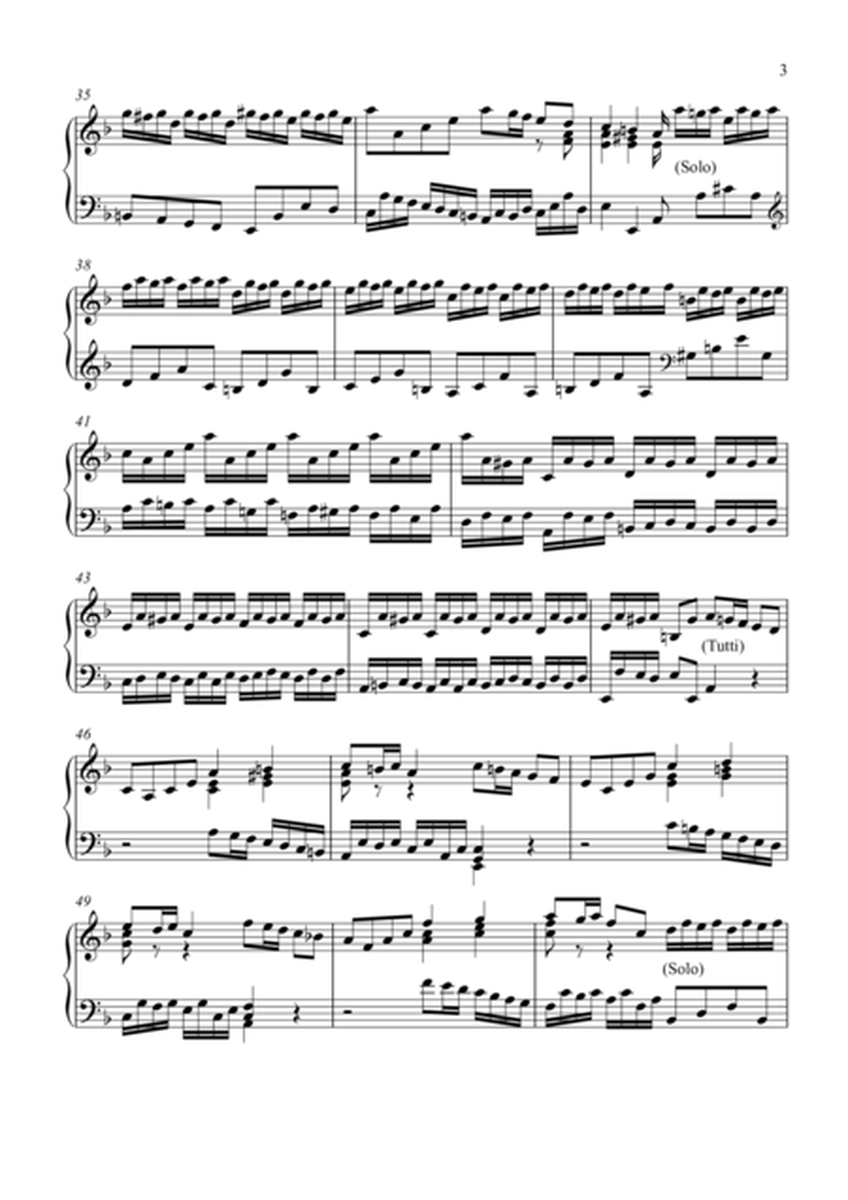 Concerto in F Major, BWV 978, after Violin Concerto in G Major