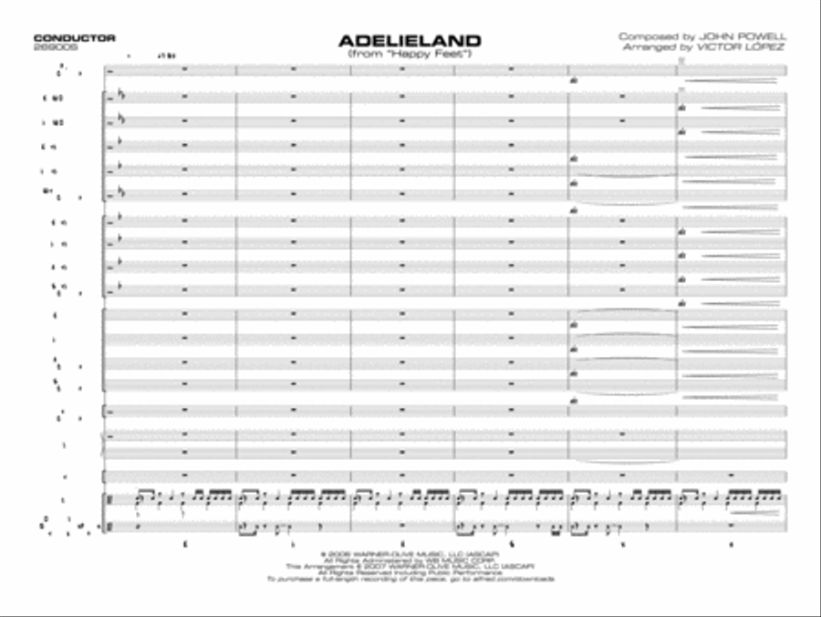 Adelieland (from Happy Feet) Jazz Ensemble scores gallery preview page 4