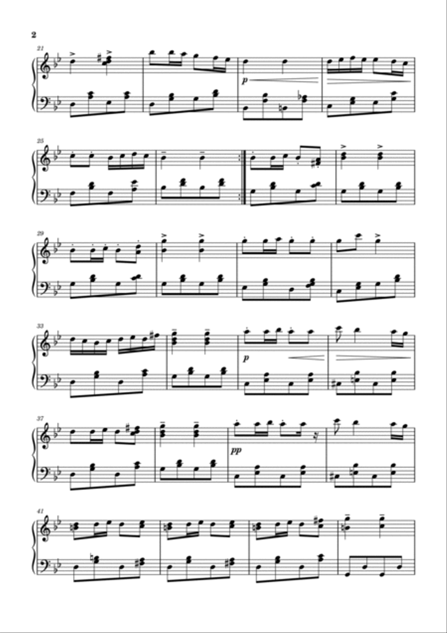 Moments musicaux,Franz Schubert,For Easy Piano Easy Piano scores gallery preview page 2