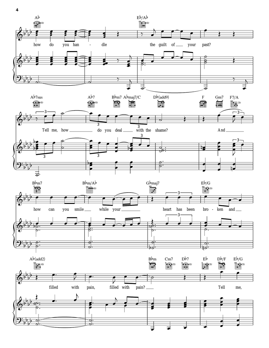 Stand Acoustic Guitar scores gallery preview page 4