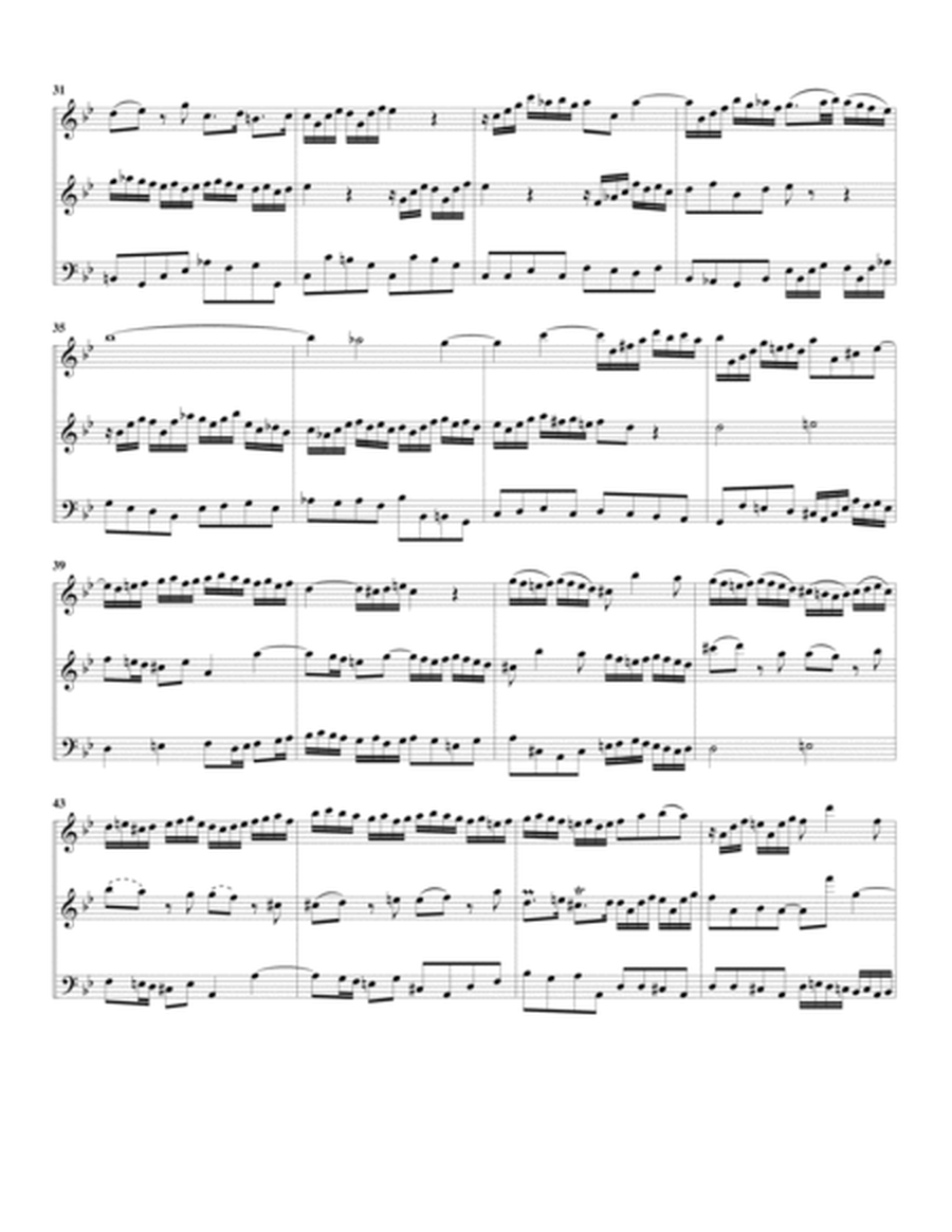 2 movements from Sonata, BWV 1018 (arranged for 3 recorders (AAB))