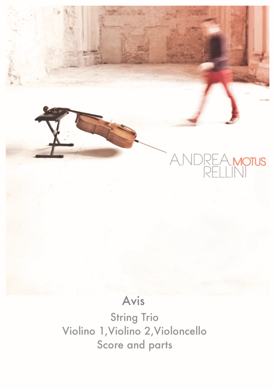 Book cover for AVIS String Trio (2 Violins, Cello)