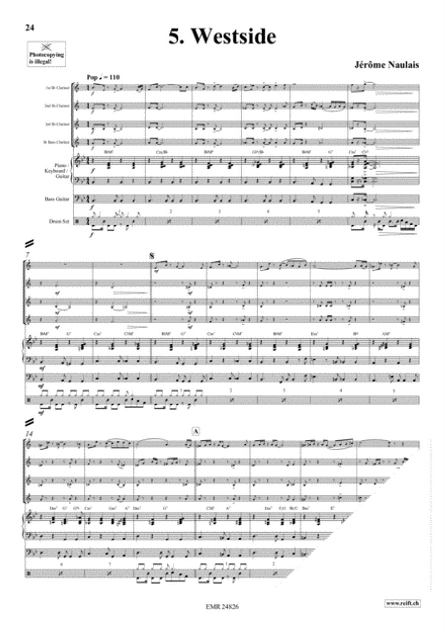 Play With Your Band Volume 4 Clarinet Quartet scores gallery preview page 7