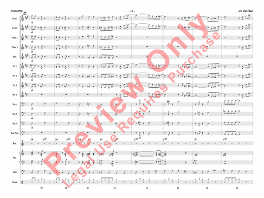 My Man Sam 3-Part scores gallery preview page 9
