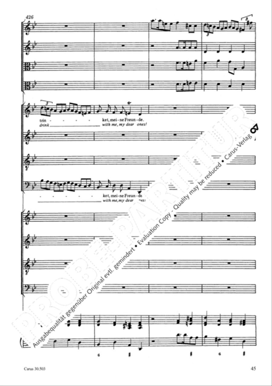My beloved, you are fair (Meine Freundin, du bist schon) 4-Part scores gallery preview page 48