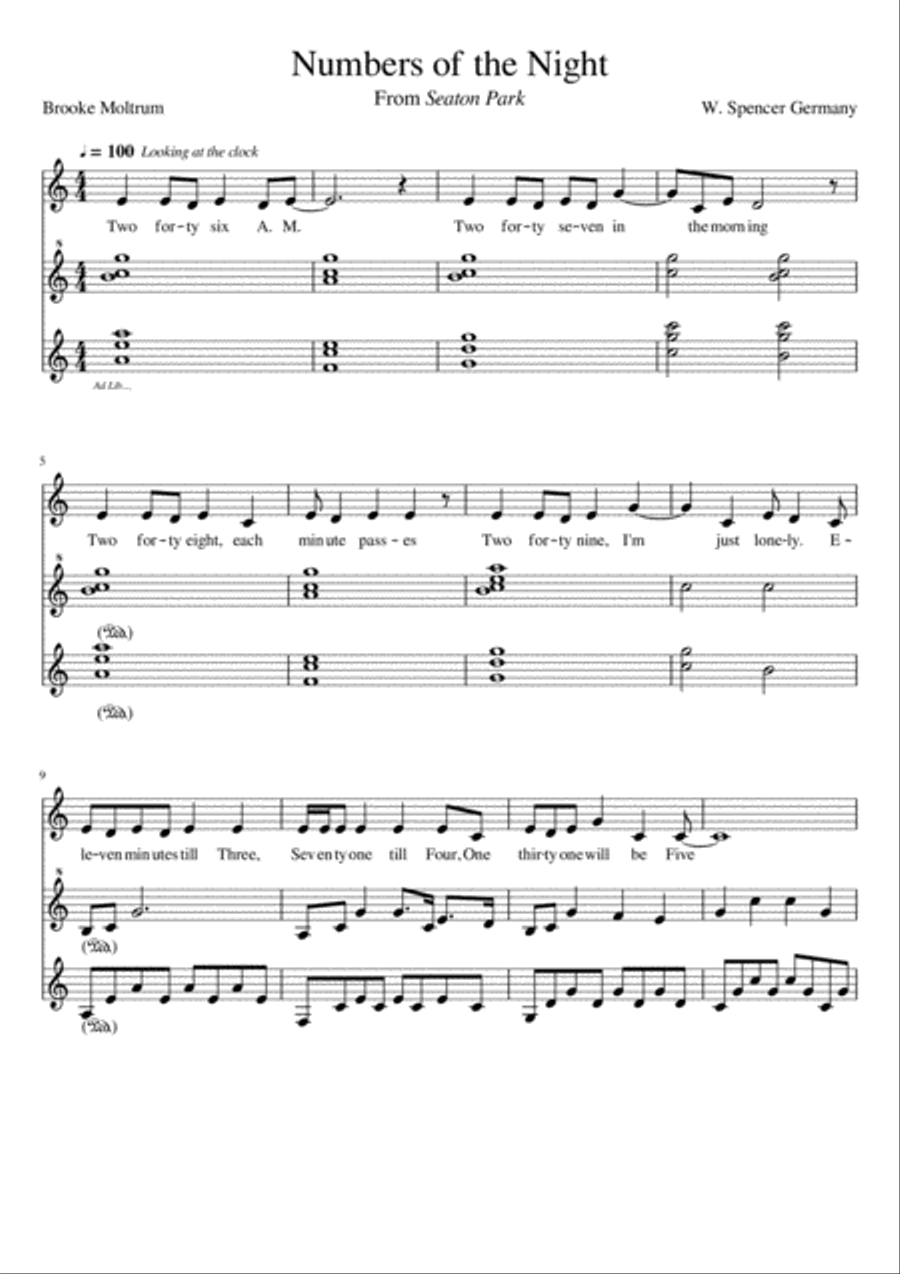 Numbers of the Night Voice scores gallery preview page 2