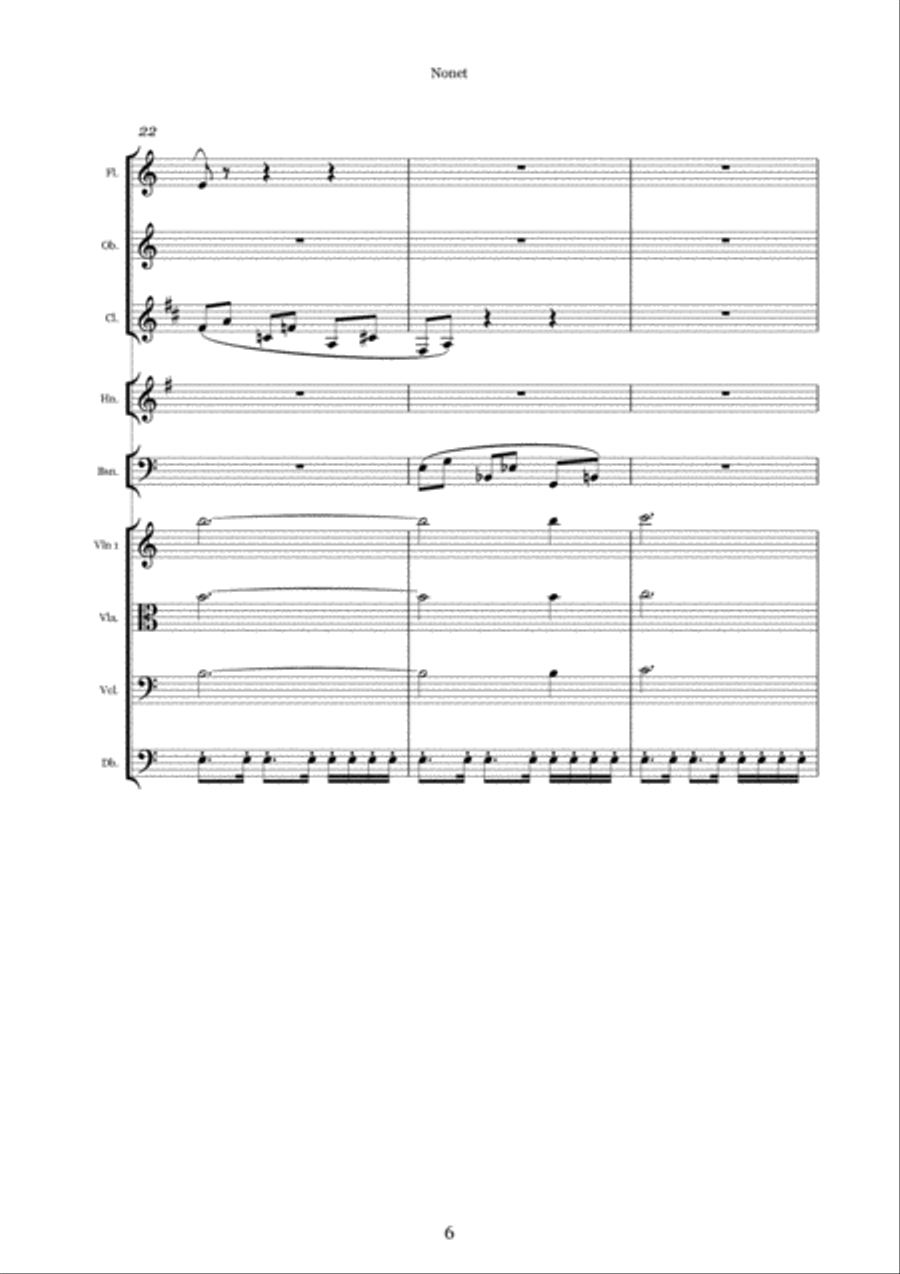 Nonet Nonet Small Ensemble scores gallery preview page 6