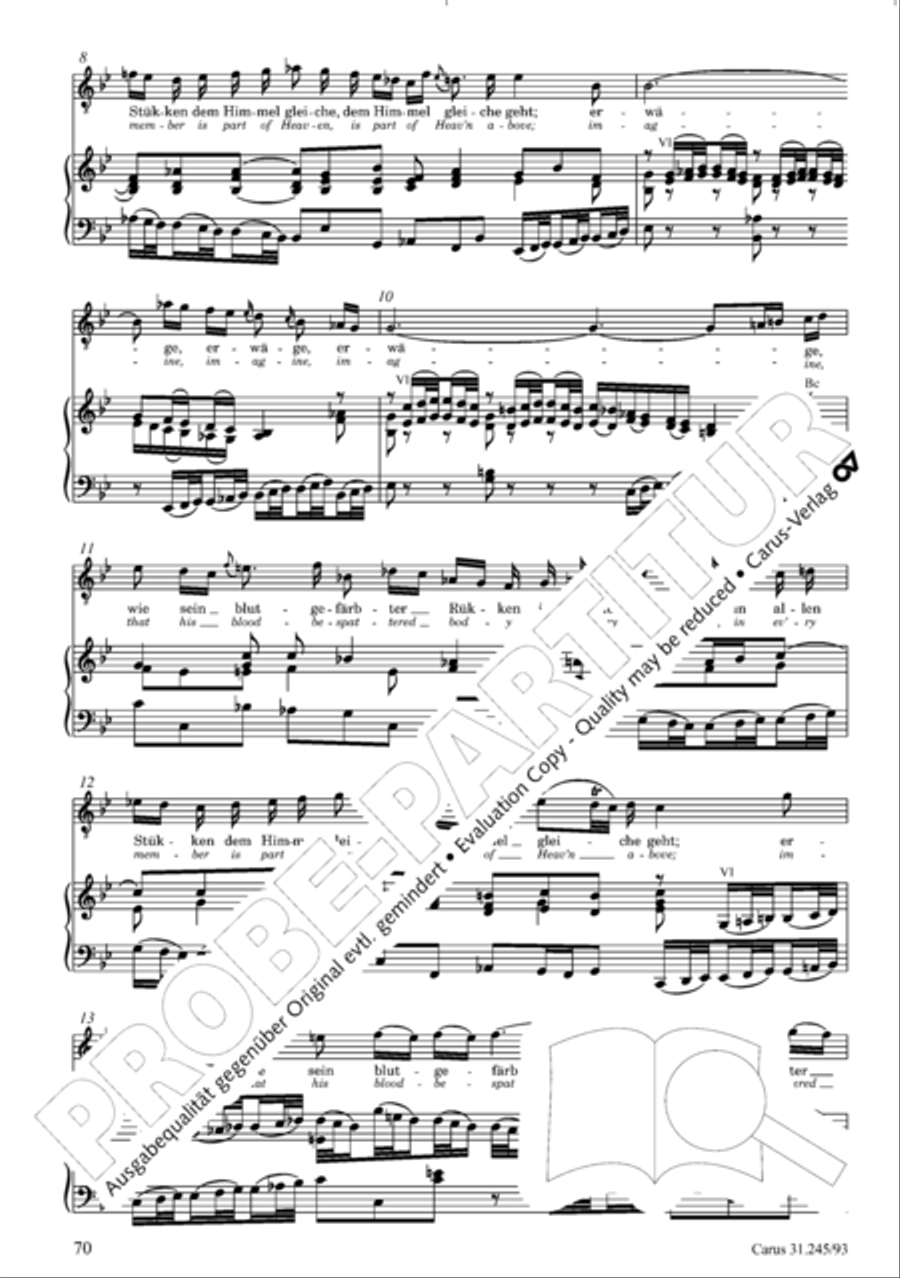 St. John Passion (Johannes-Passion) 4-Part scores gallery preview page 71
