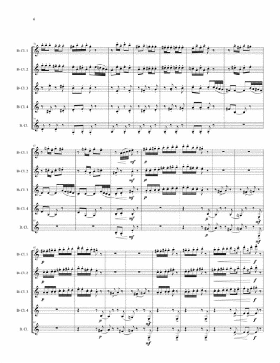 A Night at the Ballet - The Nutcracker for Clarinet Quintet image number null