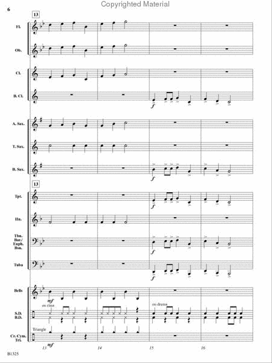 Synergy March Concert Band scores gallery preview page 5