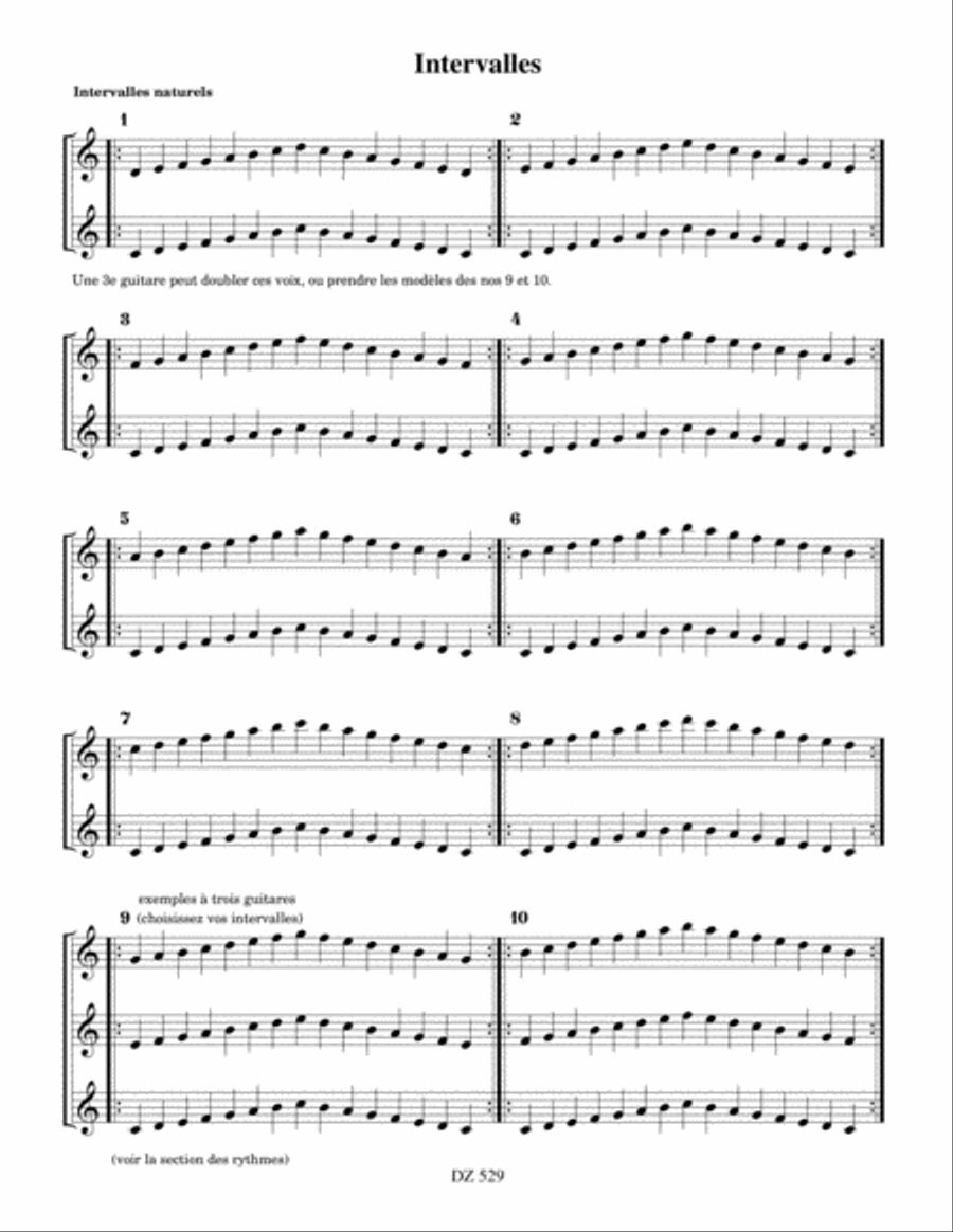 Guitarons ensemble Guitar Ensemble scores gallery preview page 3