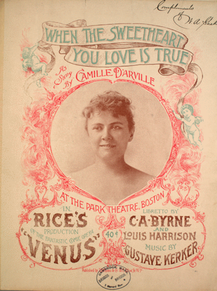 Book cover for When the Sweetheart You Love is True