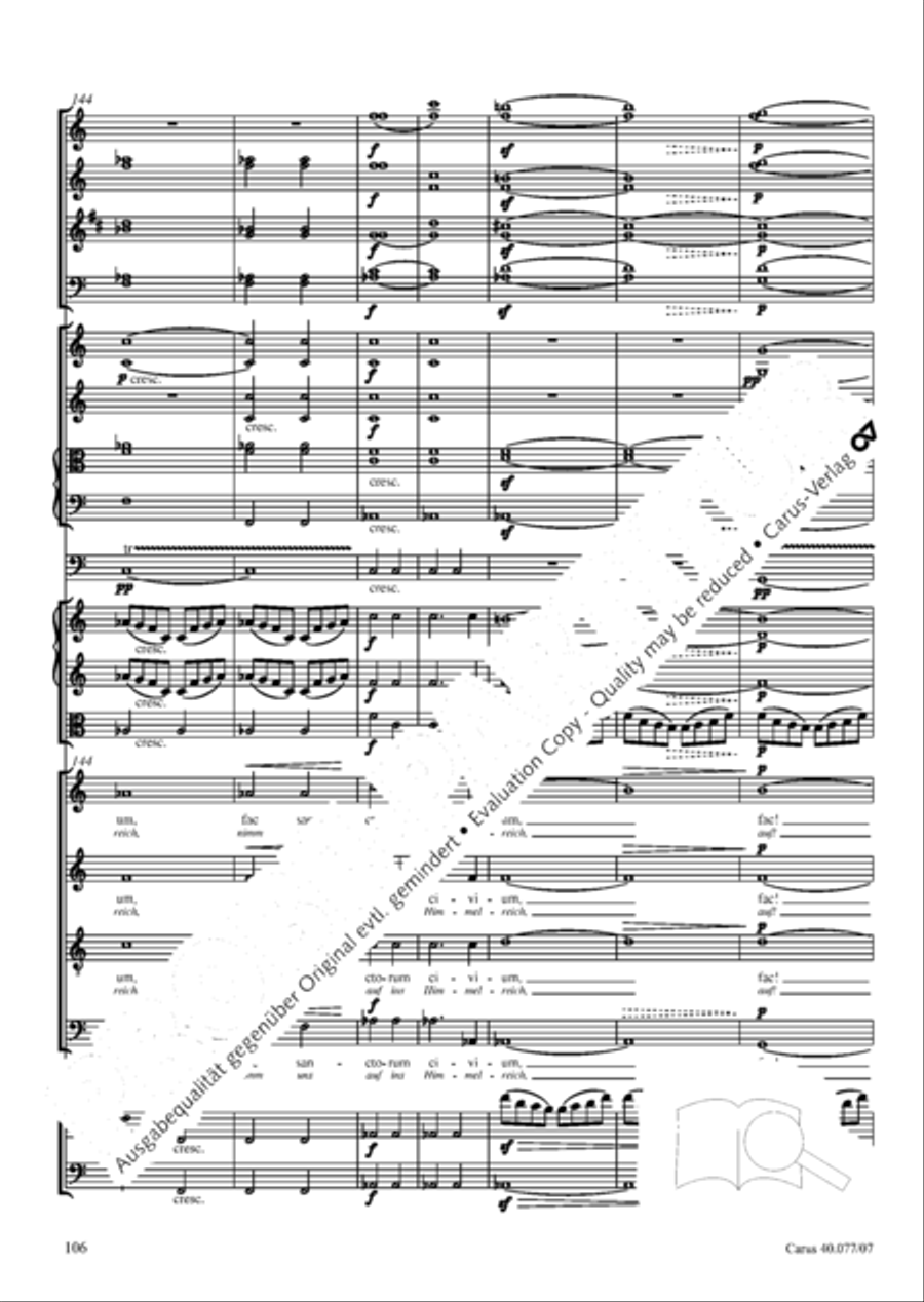 Lauda Sion 4-Part scores gallery preview page 119