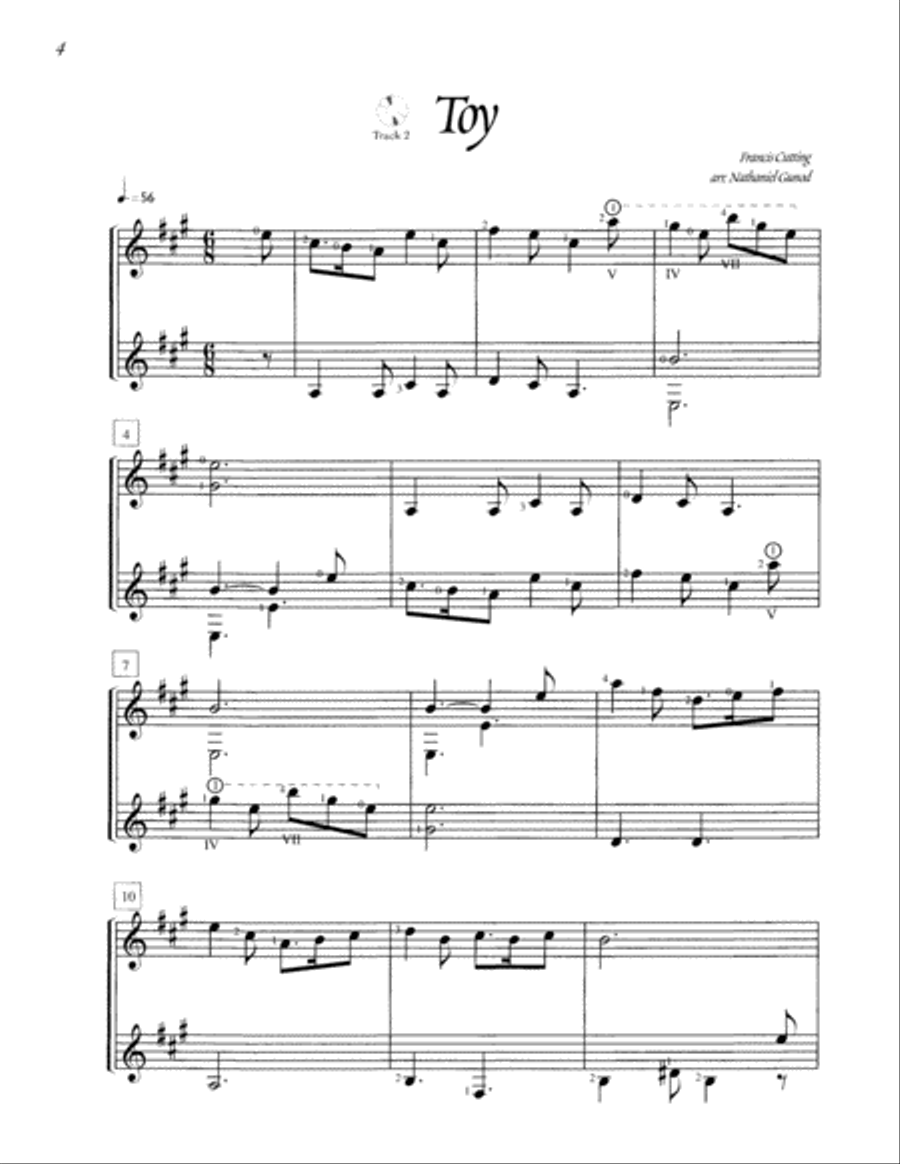 Renaissance Duets Guitar Ensemble scores gallery preview page 12