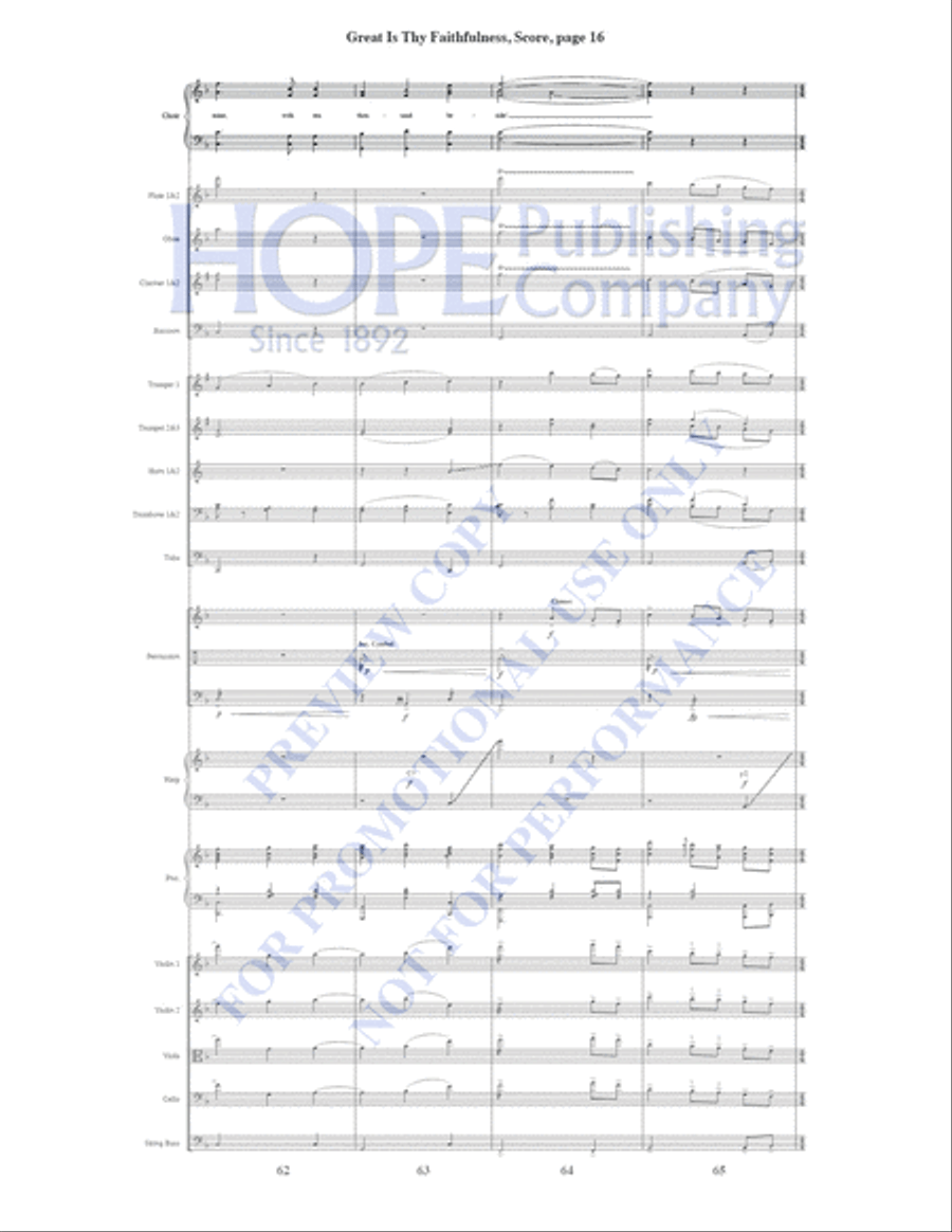 Great Is Thy Faithfulness Piano Accompaniment scores gallery preview page 17