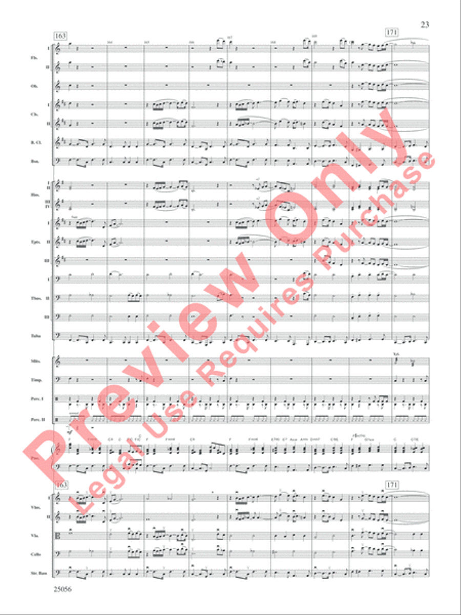 James Bond Medley James Bond Medley Full Orchestra scores gallery preview page 24