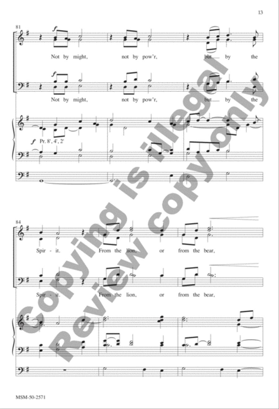 The House of David 4-Part scores gallery preview page 13