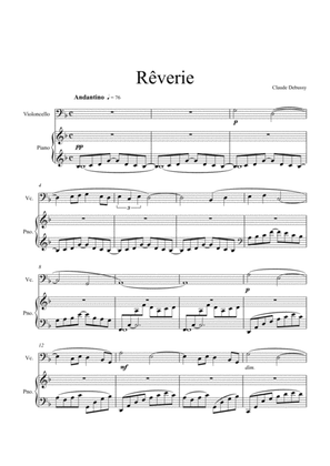 Claude Debussy - Rêverie (Violoncello Solo)