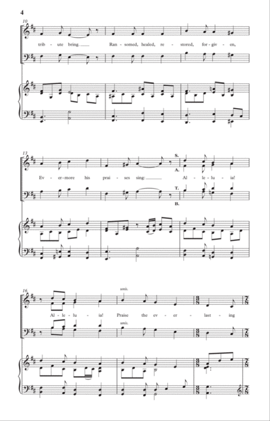 Lauda Anima 4-Part scores gallery preview page 3