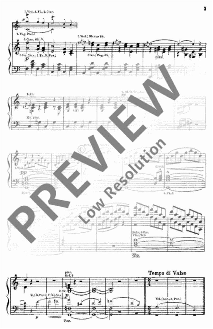 Emperor Waltz Orchestra scores gallery preview page 4