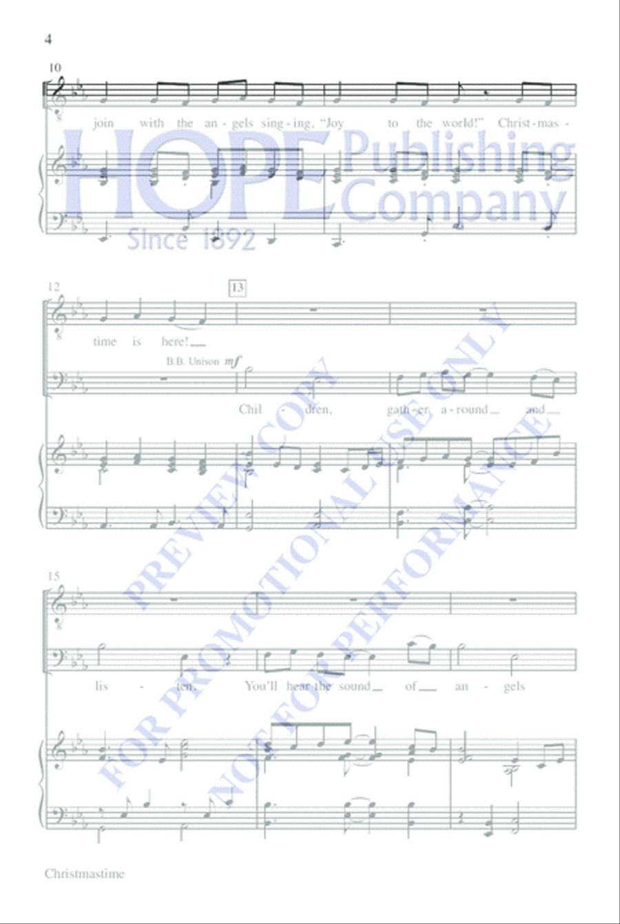 Christmastime TTBB scores gallery preview page 3