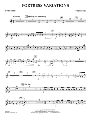 Fortress Variations - Bb Trumpet 3