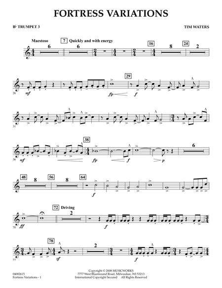 Fortress Variations - Bb Trumpet 3
