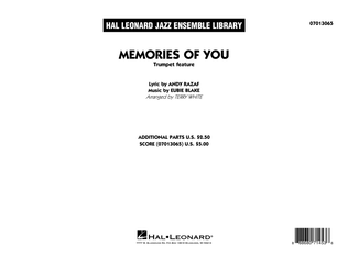 Memories of You (Trumpet Feature) - Conductor Score (Full Score)