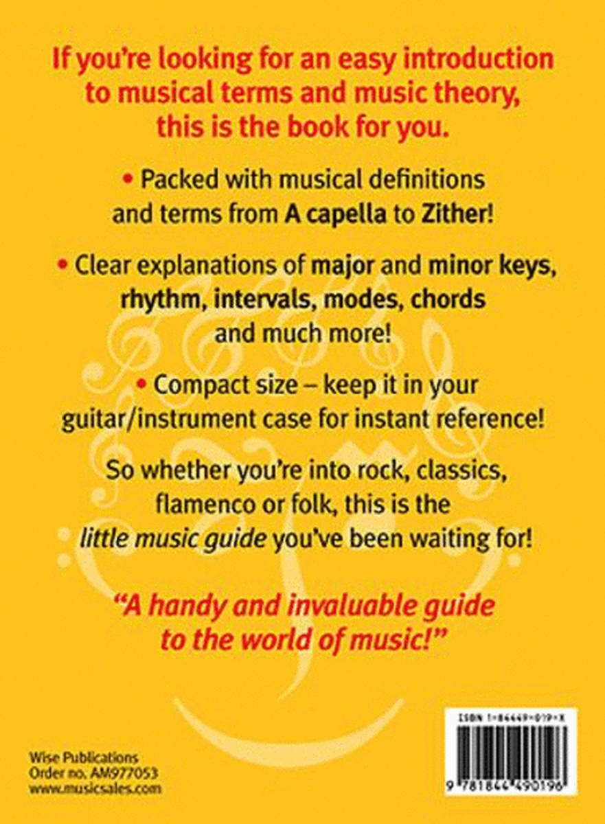 The Little Book Of Music Theory And Musical Terms